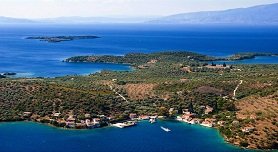 Trikeri en Agia Kyriaki, Pilion, Pelion, Greece, Griekenland