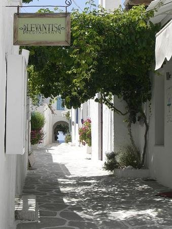 straatje in Mykonos