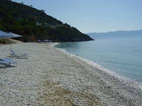 Samos, Psili Amos Beach bij Limnionas