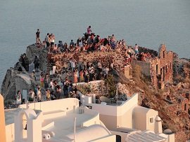 Oia in Santorini