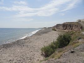 Taverna Panos, Monolithos Beach in Santorini