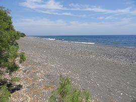 Agia Paraskevi Beach in Santorini