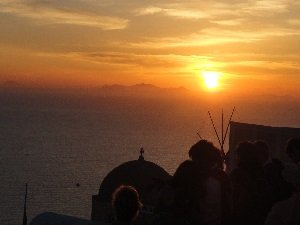 Oia in Santorini
