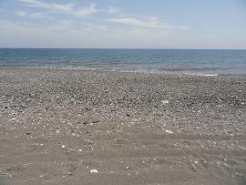 Avis Beach in Santorini