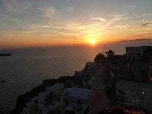 Oia in Santorini