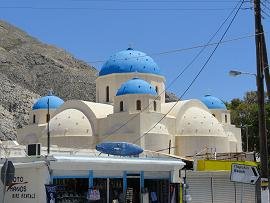 Perissa in Santorini