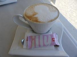 Corner Snack Bar in Perissa in Santorini