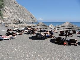 Perissa Beach, Santorini