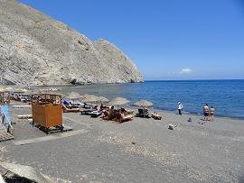 Perissa Beach, Santorini