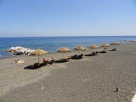 Perissa Beach, Santorini