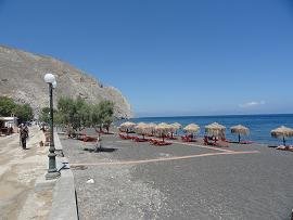 Perissa Beach, Santorini