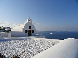 Kameni islands santorini
