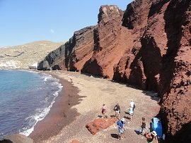 Santorini, Red Beach