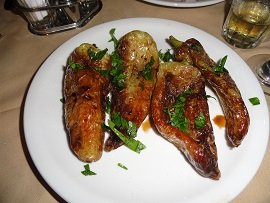 Santorini, Villa Galinia restaurant in Akrotiri