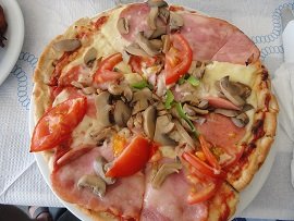 Santorini, Zafora taverne in Akrotiri