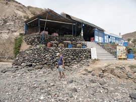 Santorini, Snack Bar Kabia - Kambia Beach