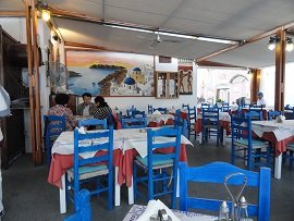Santorini, Taverna Blue Sky in Oia