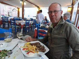 Santorini, Taverna Blue Sky in Oia