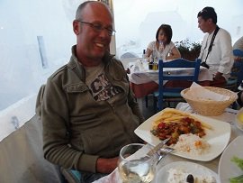 Santorini, Taverna Blue Sky in Oia