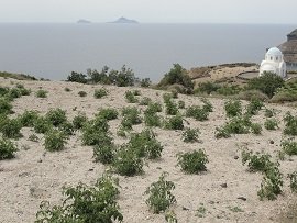 Santorini, Christiana islets