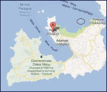 Milos, Glaronissia islets