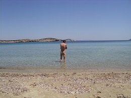 The quiet coves of Schinoussa