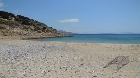 The quiet coves of Schinoussa