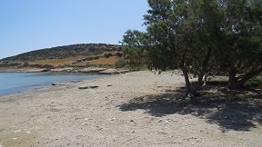 The quiet coves of Schinoussa