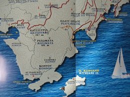 Sifnos map, Sifnos plattegrond