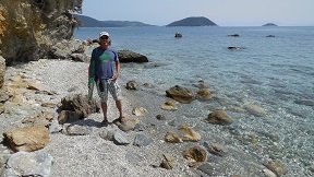 Skopelos, Kalives beach