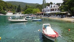 Skopelos, Agnontas beach