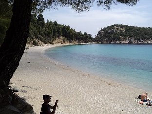 Skopelos, Stafilos beach