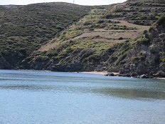 Acherounes beach, Skyros