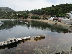Pefkos beach, Skyros