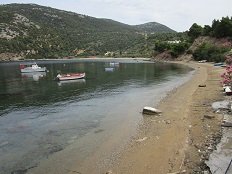 Pefkos beach, Skyros