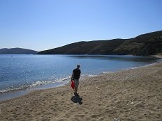 Acherounes beach, Skyros