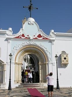 The Panagia Evangelistria Church on Tinos in Greece, de kerk in Tinos Stad in Griekenland