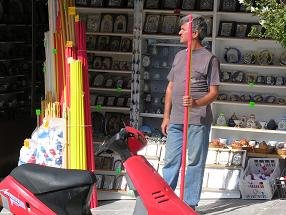 The Panagia Evangelistria Church on Tinos in Greece, de kerk in Tinos Stad in Griekenland